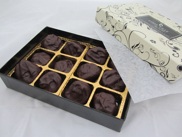 Stem Ginger Hand Dipped in Dark Couverture Chocolate