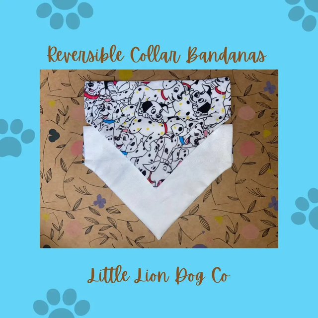Handmade Reversible Collar Bandanas 