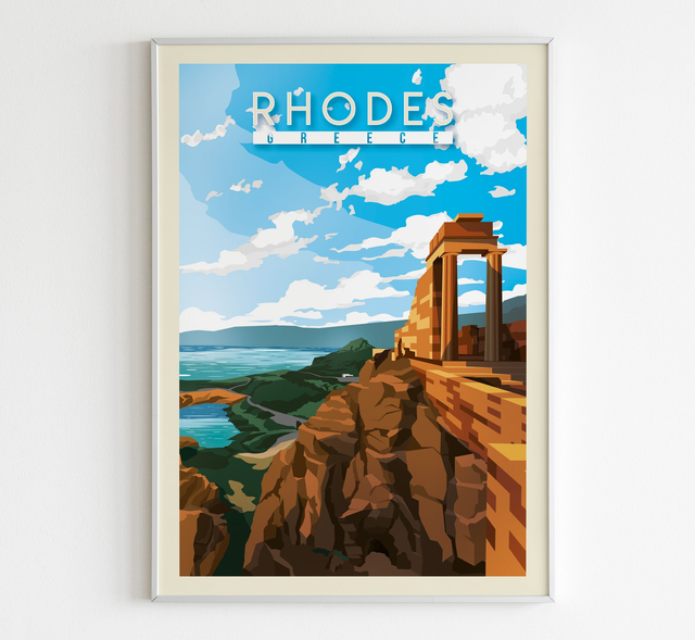 Rhodes Wall Art Print