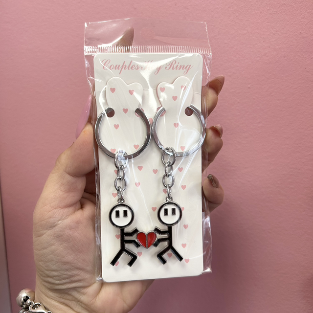 Set 2 portachiavi con calamita 