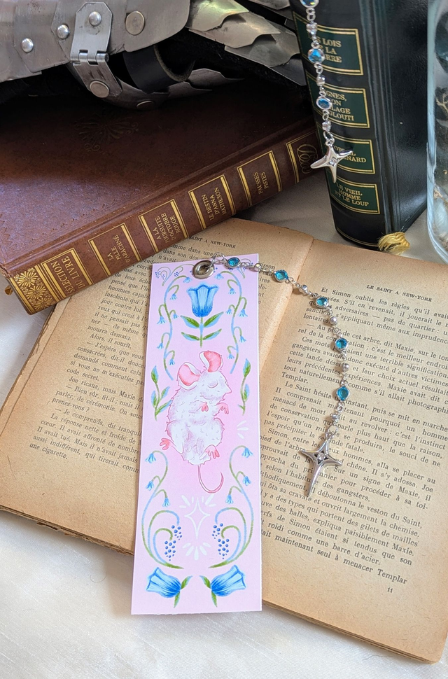 Marque-pages Sous les Clochettes Bleues