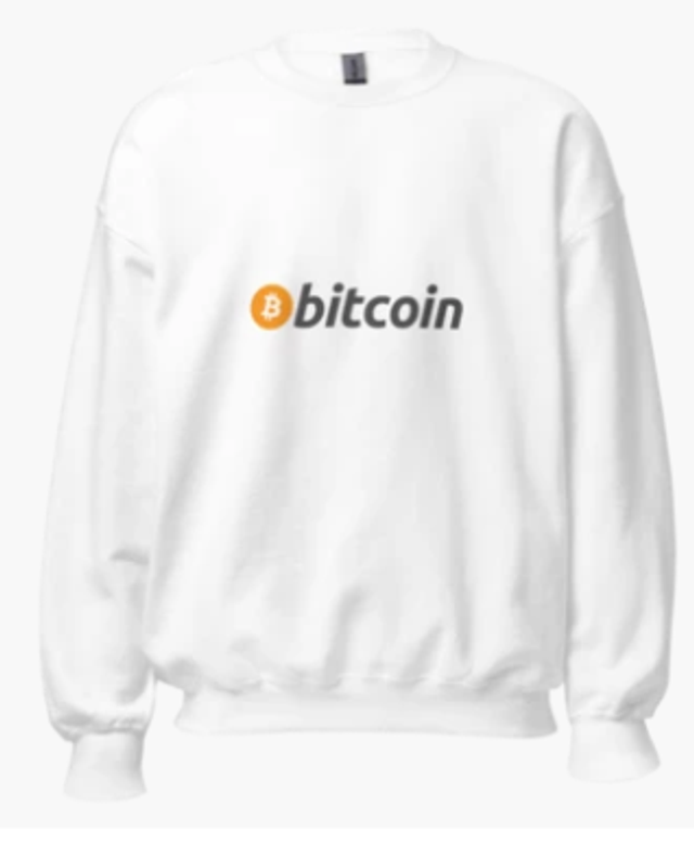 SUDADERA LOGO BITCOIN - BITCOIN COLLECTION