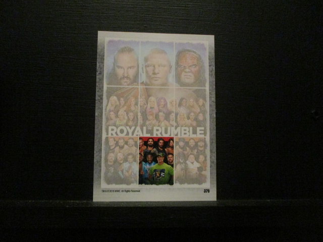 Royal Rumble Slam Attax Live Original Trading Card #378