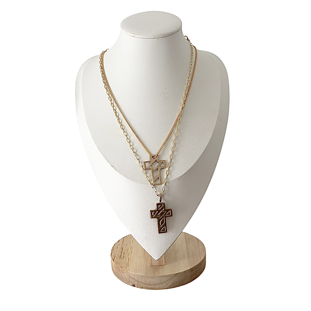 CROIX ajourée en Bronze