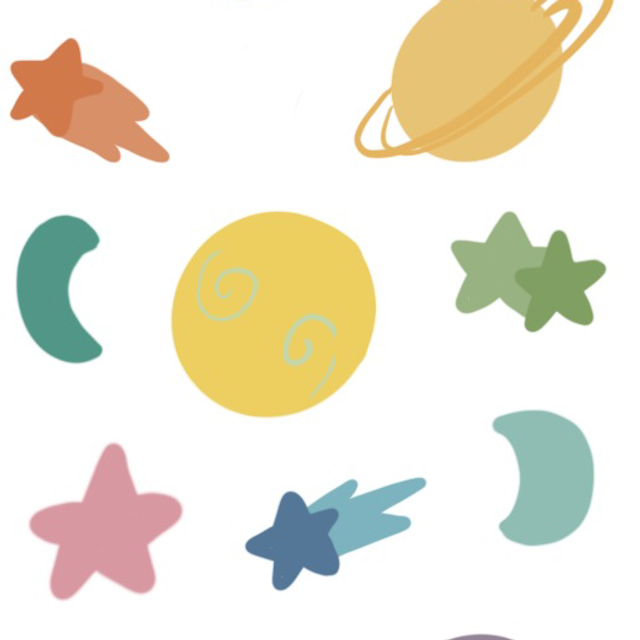 Original Art Deco Stickersheet | Rainbow Space