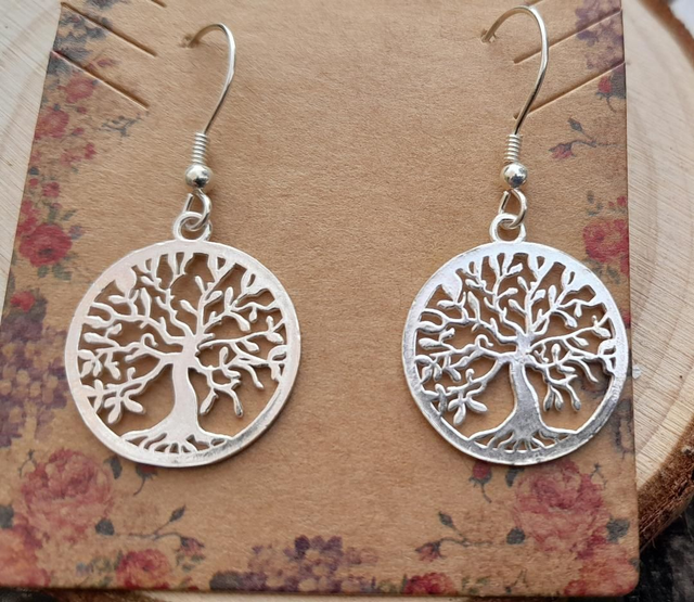 Boucle d 'oreille Arbre de vie