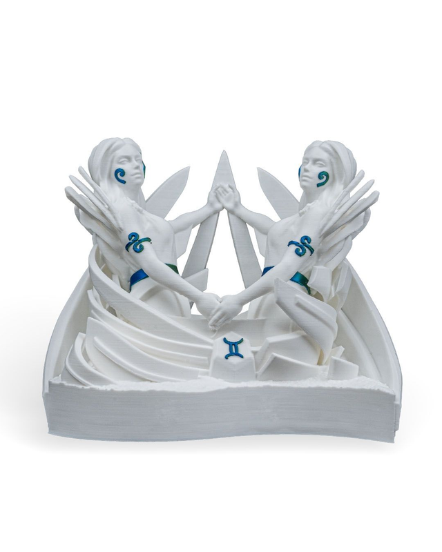 Gemini Zodiac 3D Printed Statue
