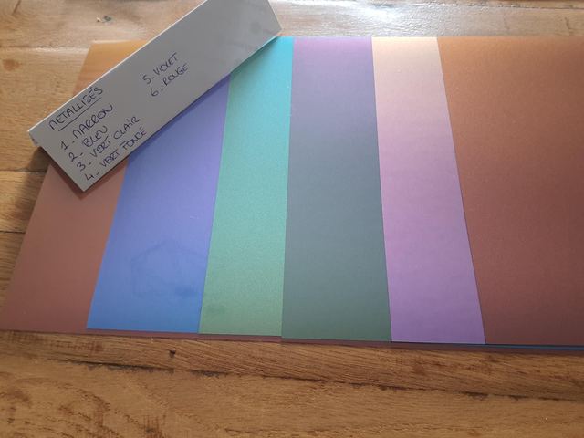 Choix de la couleur