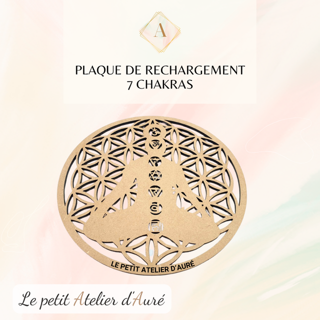 Plaque de Rechargement - 7 Chakras