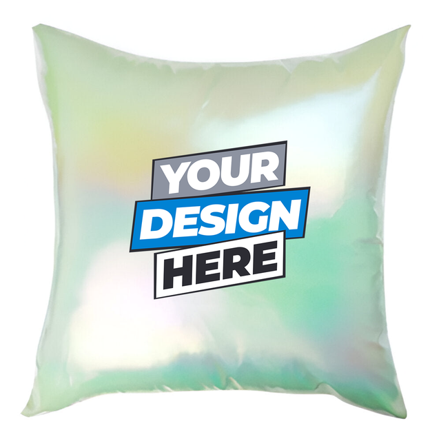 Holographic Light Green Cushion 