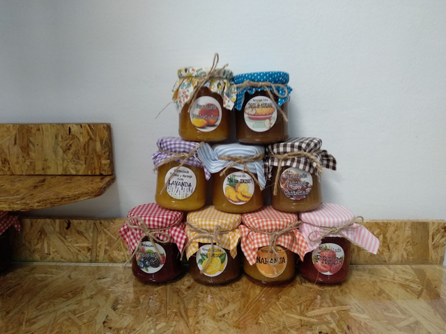 Mermeladas con azúcar