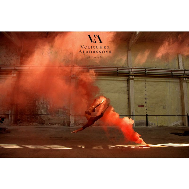 "Le fumée rouge"-photographie numerotée