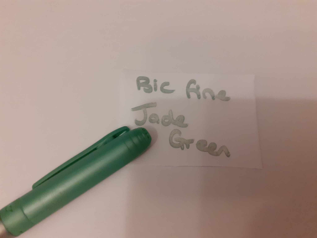 Zelebs in shed CHOOSE YOUR MARKER Bic Fine Metallic JADE GREEN