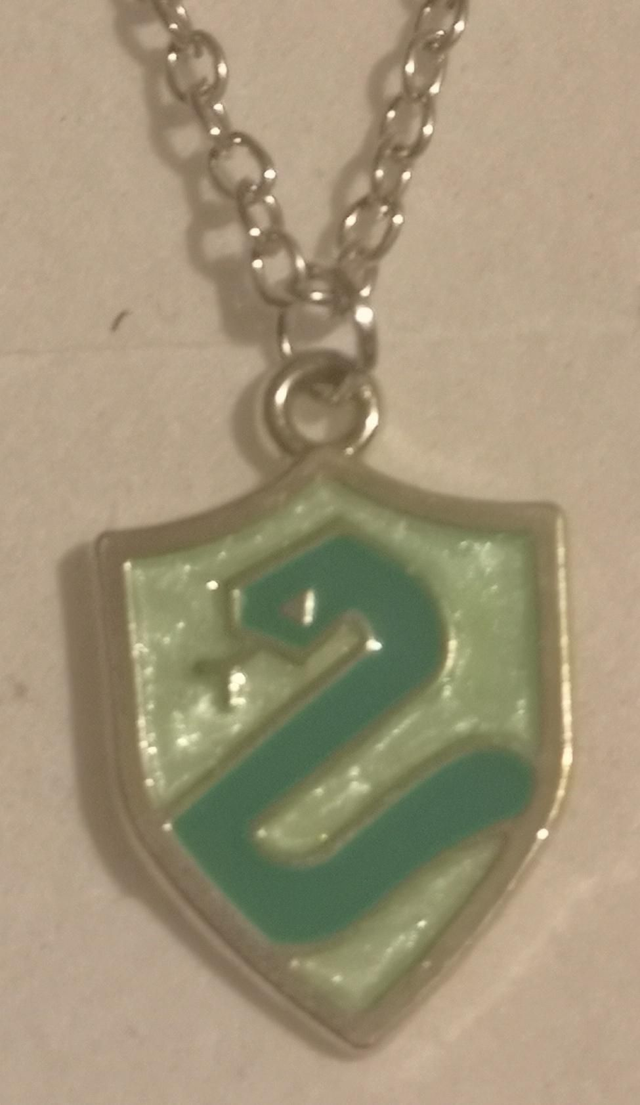 Harry Potter Themed Slytherin Pendant Necklace. 
