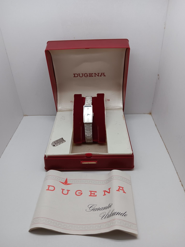 Dugena Damenuhr 925 Silber