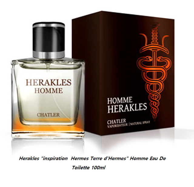 Herakles " inspiration  Hermes Terre d'Hermes " Homme Eau De parfum 100ml