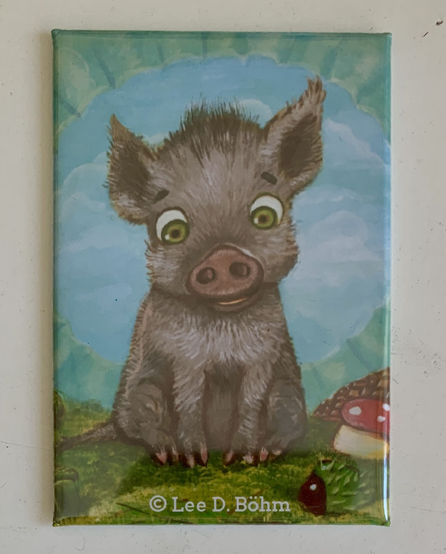 Magnet "Das kleine Wildschwein" / Magnet "The Little Wild Boar"