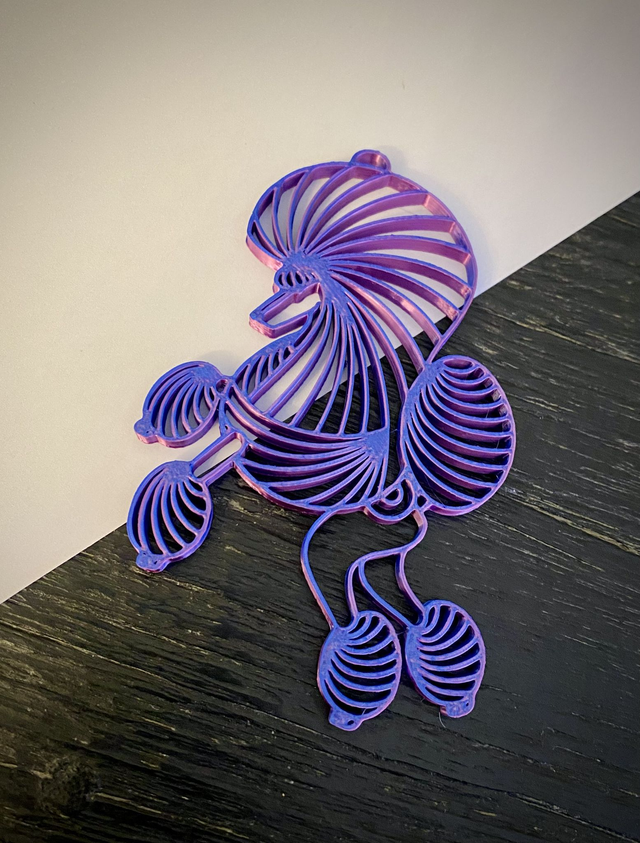 Poodle Continental Neon City 10cm