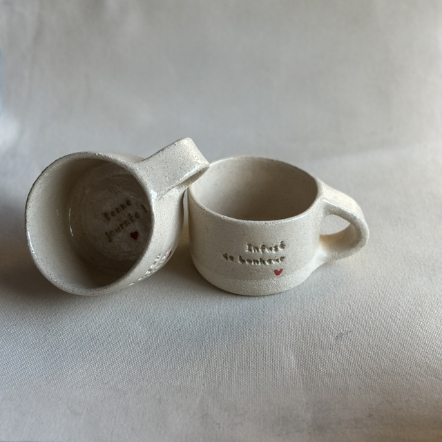 Tasse « infusée de bonheur »