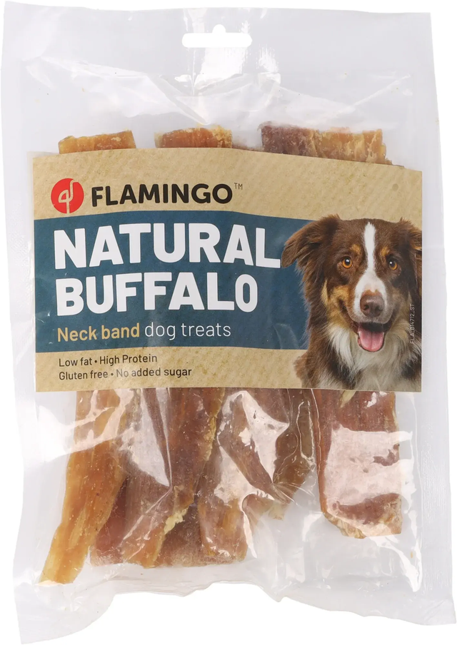,,Nature" Snack Neck Band 200g buivolo kaklo juostos skanėstas