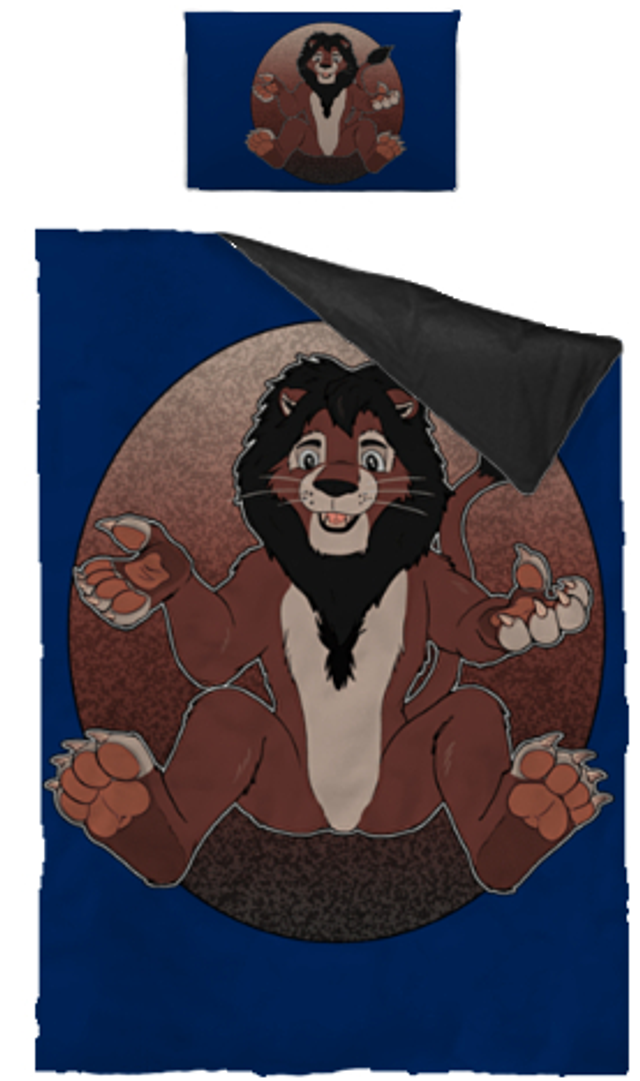 Lion: Bettwäsche 90cm x 200cm