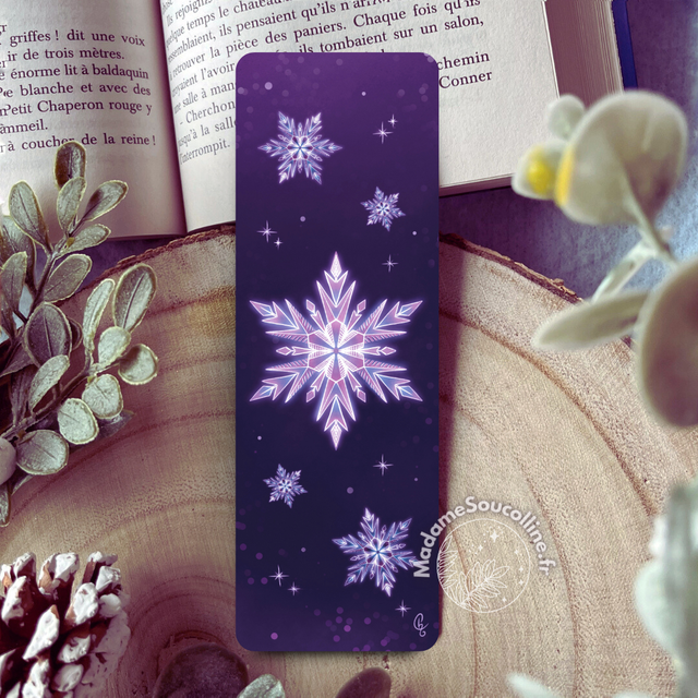 Flocons - Marque-page
