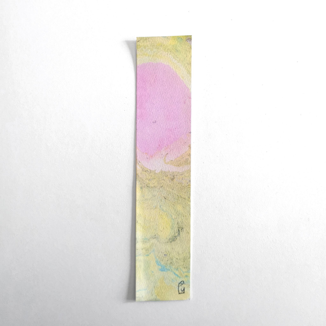 Marque-page Suminagachi