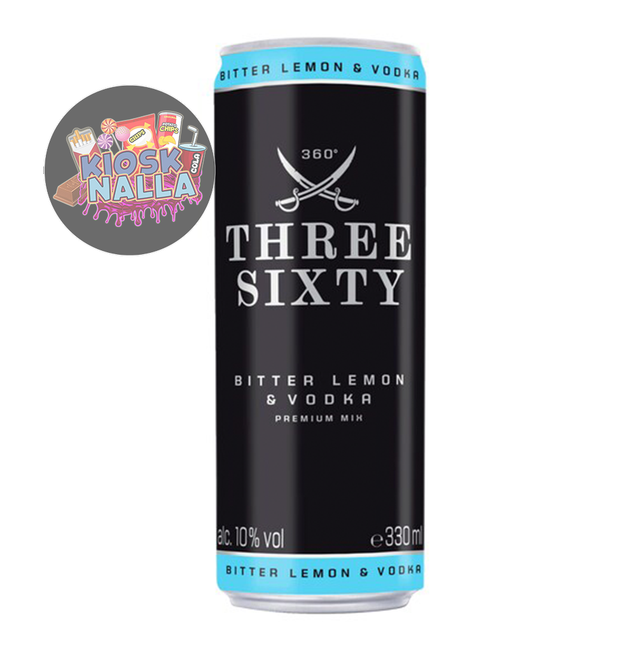 Three Sixty Bitter Lemon & Vodka 0,33l