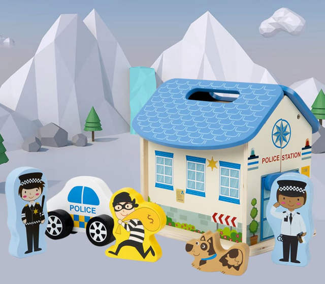 Stazione di Polizia - legno FSC