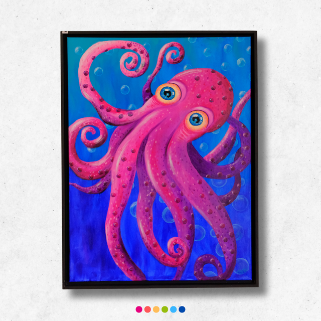 Octopus | Schilderij