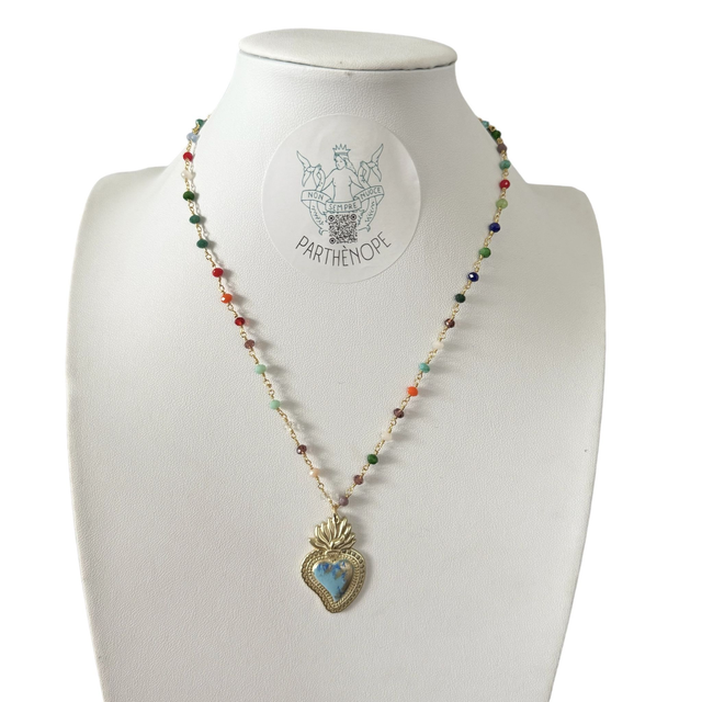 Cuore sacro turchese