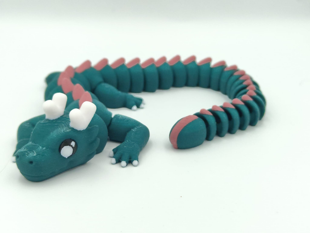 Oriental Inspired Dragon - Qinglong dragon or Azure Dragon.