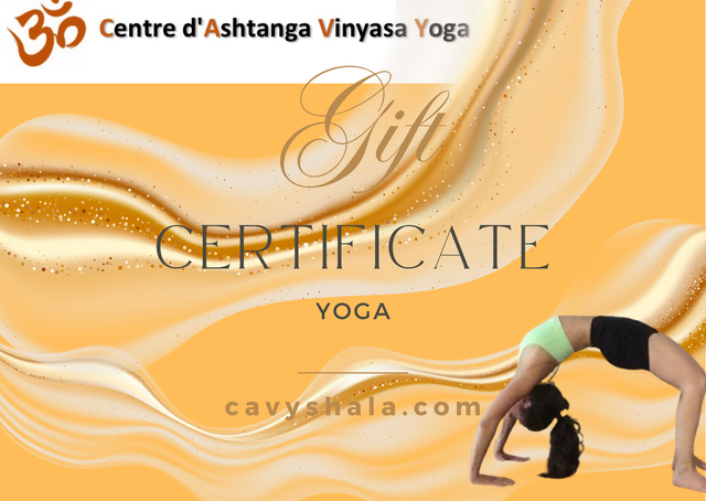 Cours collectifs : Offrez des cours pour deux personnes* avec le Centre d'Ashtanga Vinyasa Yoga.