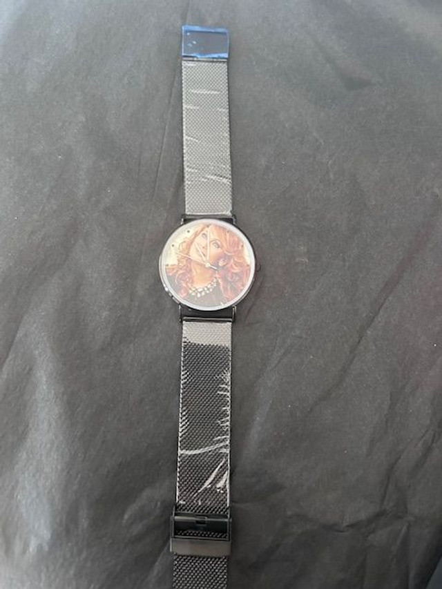 Montre Julie PIETRI (Acier Noir) Edition limitée 