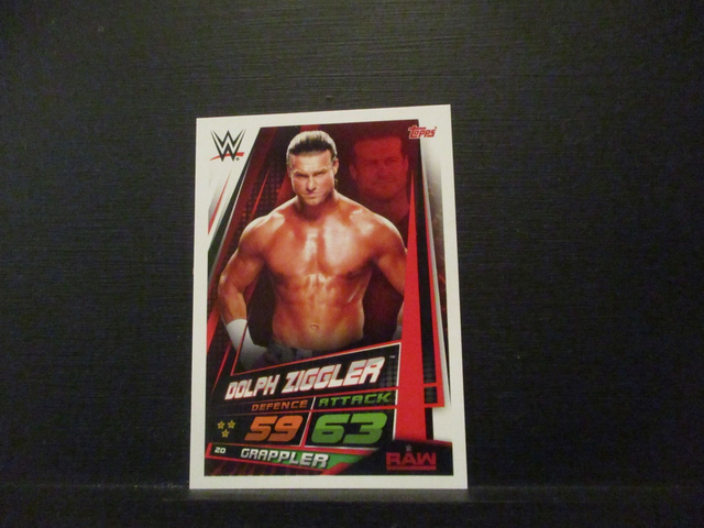 Dolph Ziggler - Raw Slam Attax Universe Original Trading Card #20