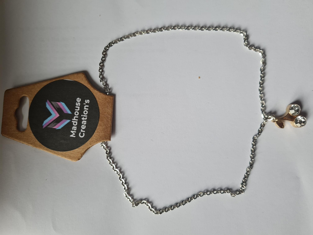 Cherry charm necklace 