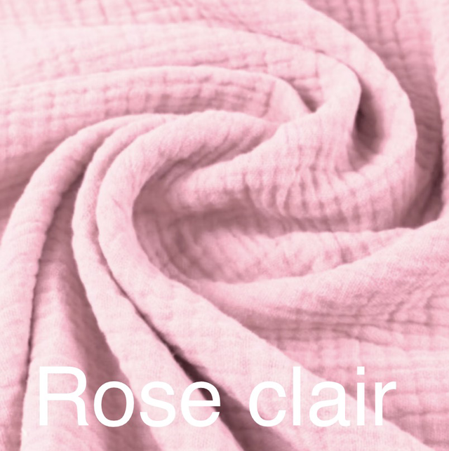 Double gaze rose clair