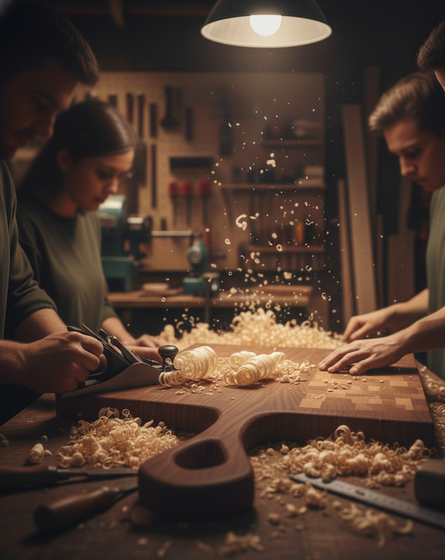 2) đȘ”Atelier CrĂ©ation Libre - 3h - Planche Ă dĂ©couper XXL