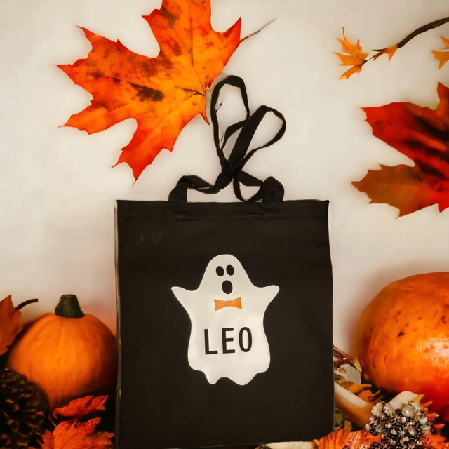 Trick or treat tote bag