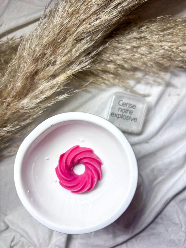 Fondant cerise noire explosive 