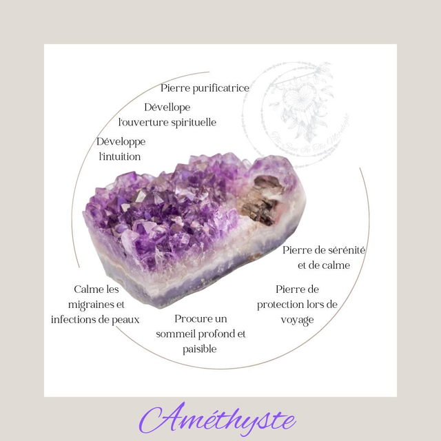 Sérénité Profonde Pack duo – Améthyste & Lépidolite