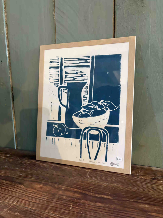 Nature morte encadrée