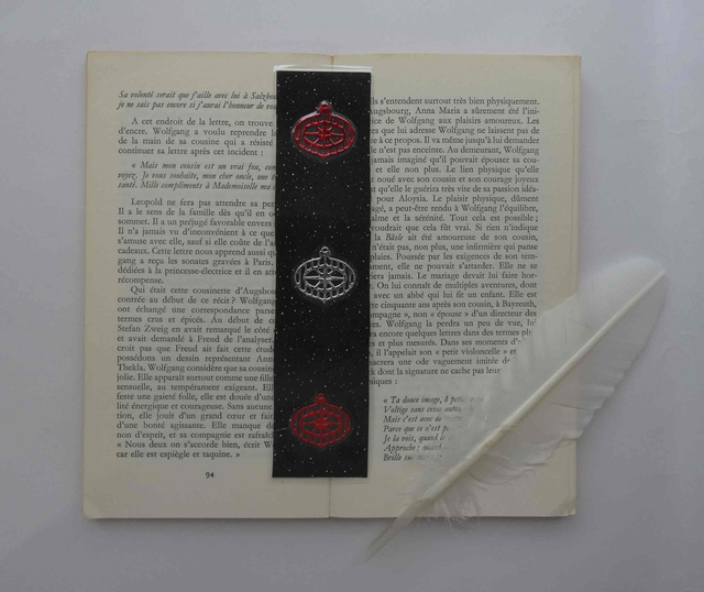 Le marque-page des boules de Noël