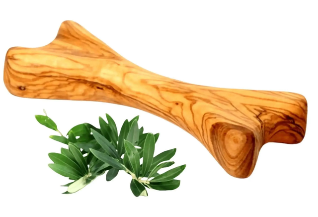 Os à macher en bois d'olivier