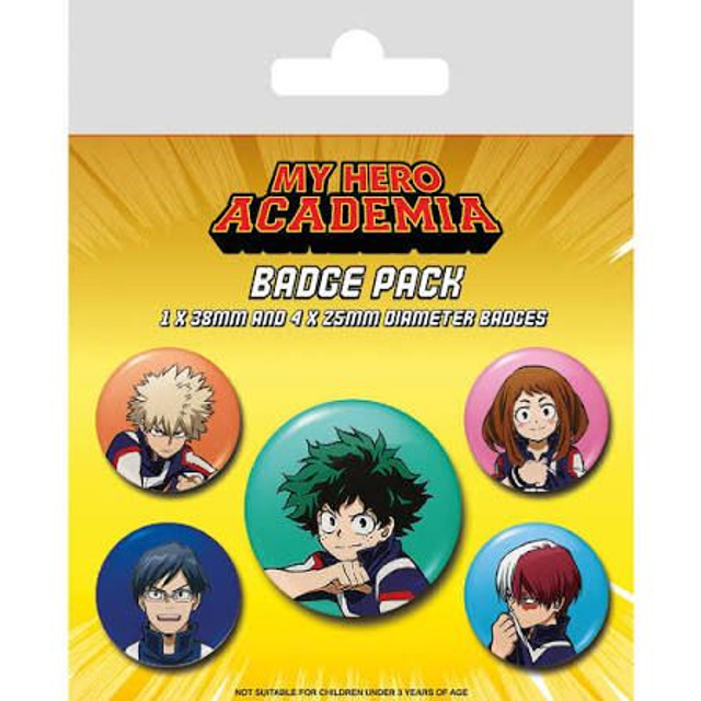 My Hero Academia: Team Badge Pack
