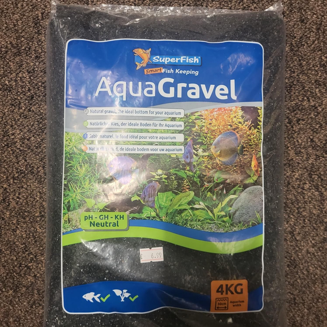 Sf aquagravel crystal black 1-2mm 8715897272936