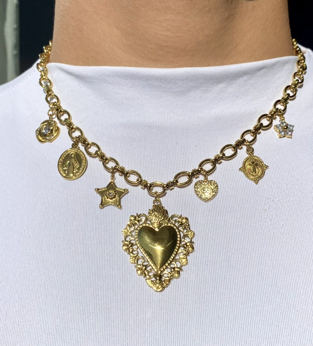 Collier charms Éléonore