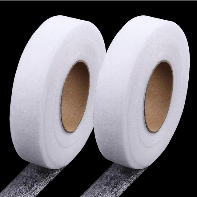 Pack of 2 White Wonder Web Hemming Tape, (2cm x 10m Each) Iron On Hemming Tape for Trousers, Perfect Hem Tape Iron On for Trousers & More
