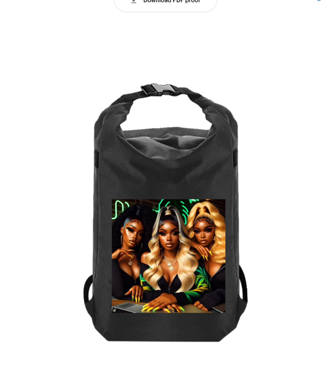 The bougie backpack- Blonde Ambition 