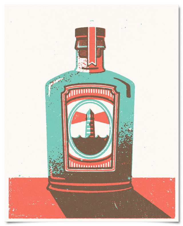 Lighthouse - Drink Print